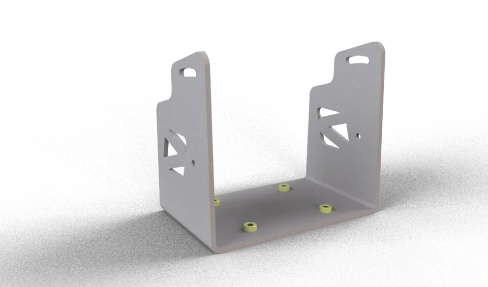 CoffeeRacer DD Side Mount Lenkradhalterung Schwarz