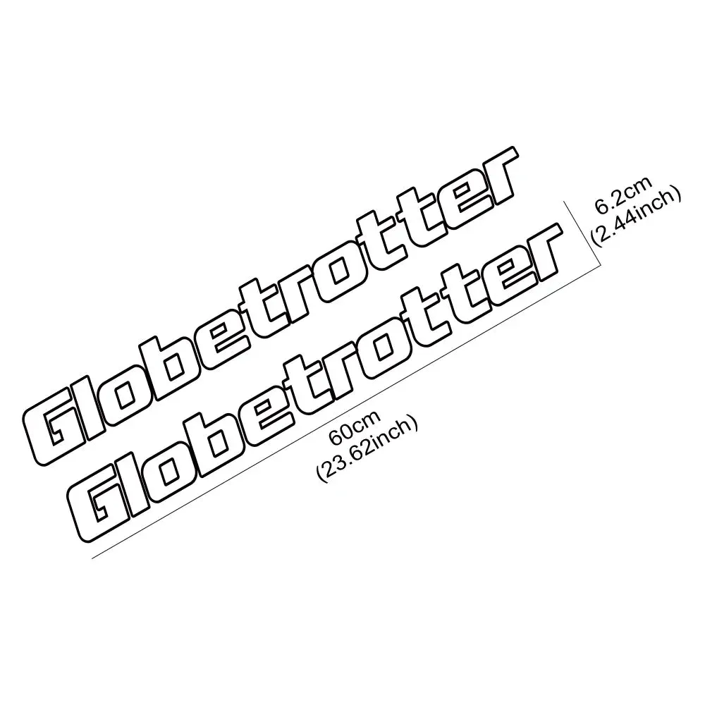 FIGURINE Globetrotter CBLH1175 Fensteraufkleber 2 Stück