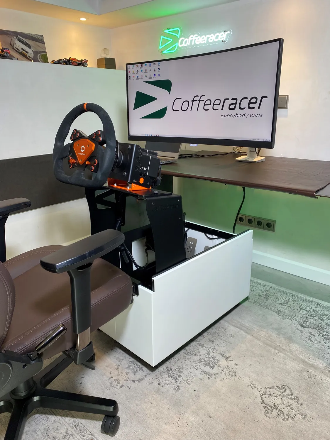 CoffeeRacer Play Rennsimulator klappbar