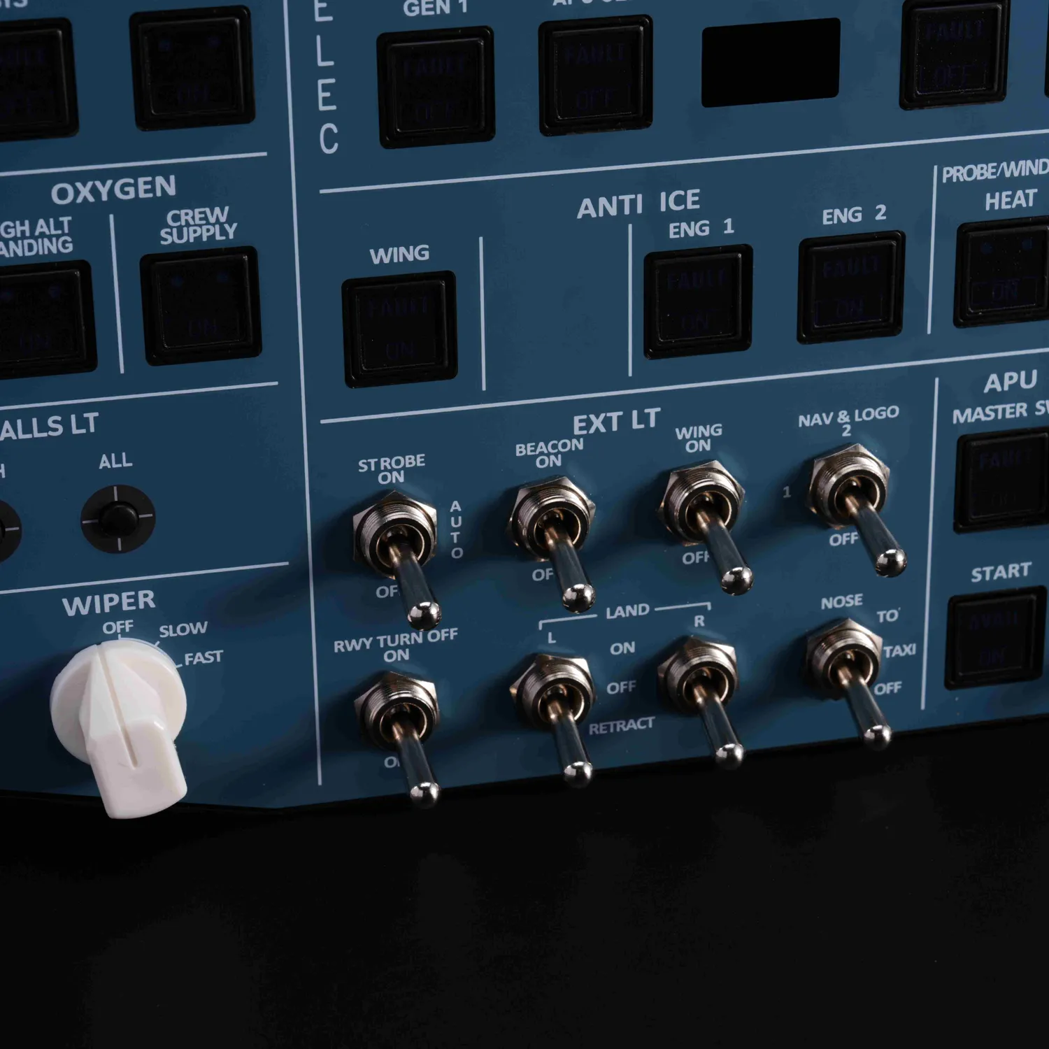Rowsfire A107 Pro V4.0 Overhead-Panel beleuchtet A320