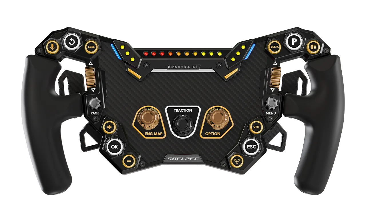 SOELPEC Spectra LT Sim-Lenkrad 302 mm RGB
