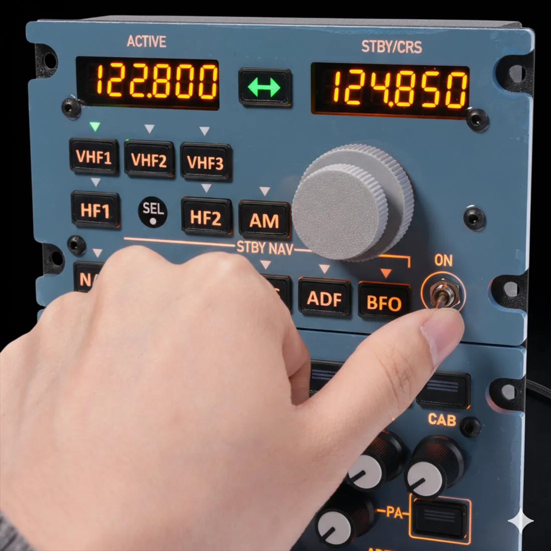Rowsfire A111 A320 Funk- und Audiopanel 1:1