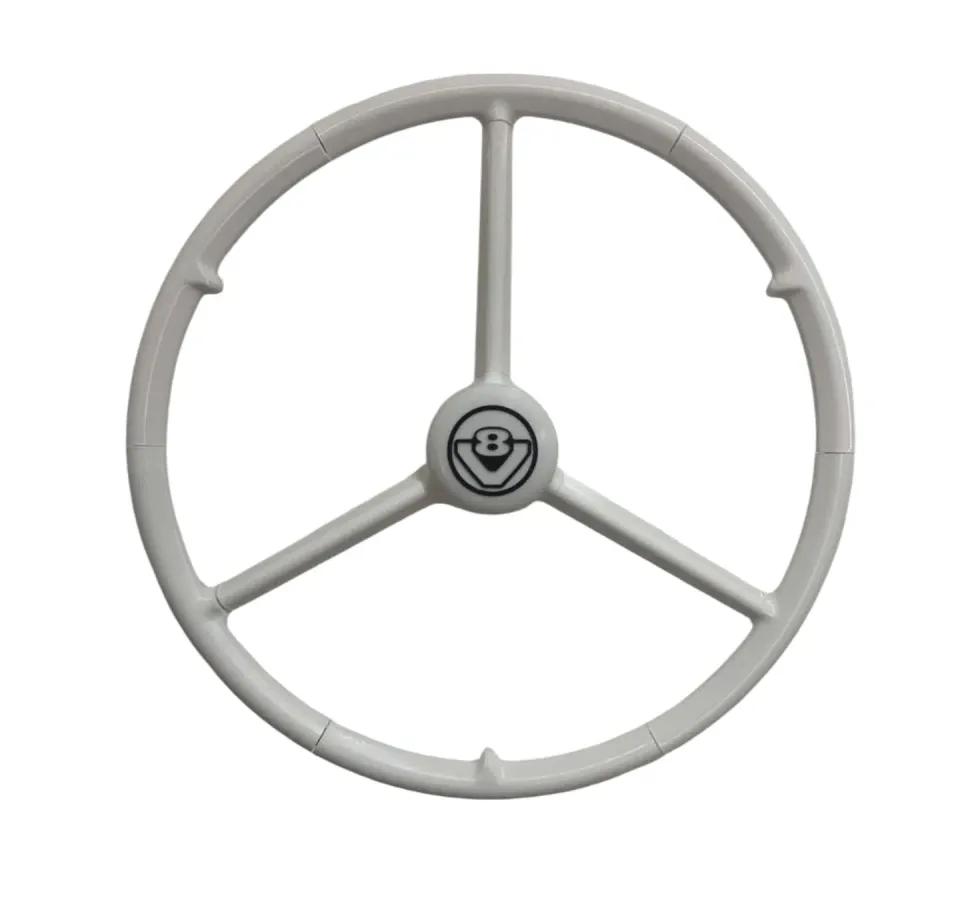 FIGURINE Volant 3 branches Volant 50 cm Blanc V8 SCANIA Lenkrad, 3D-Druck