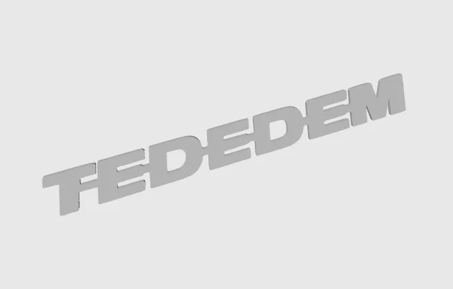 FIGURINE TEDEDEM Deko-Logo 32cm unbeleuchtet