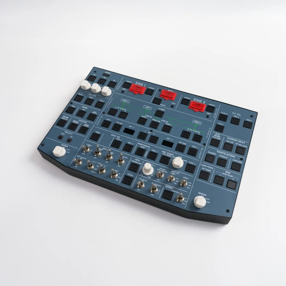 Rowsfire A107 Pro V4.0 Overhead-Panel beleuchtet A320