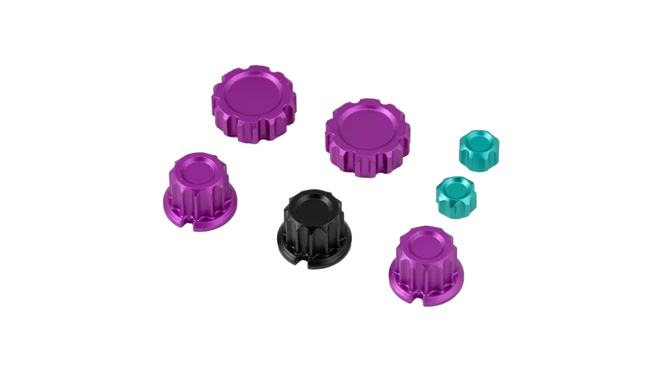SOELPEC Spectra Aluminium Drehregler Set eloxiert