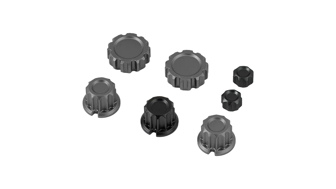 SOELPEC Spectra Aluminium Drehregler Set eloxiert
