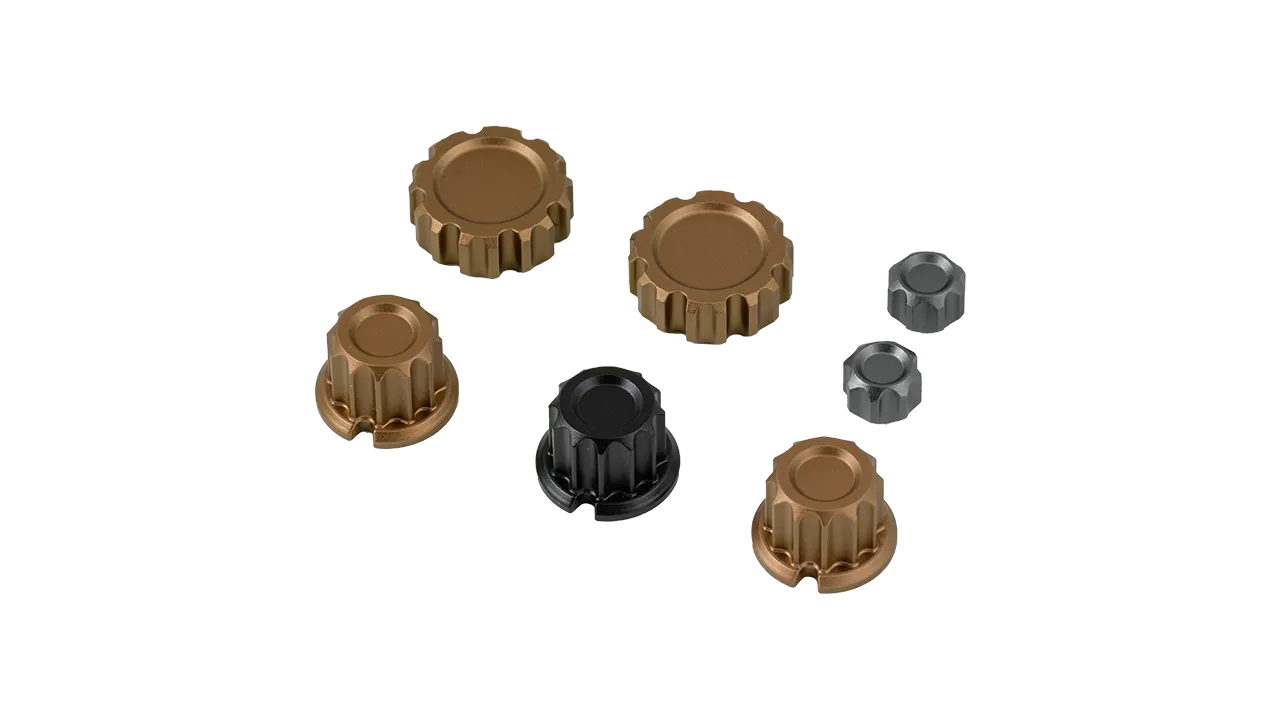 SOELPEC Spectra Aluminium Drehregler Set eloxiert