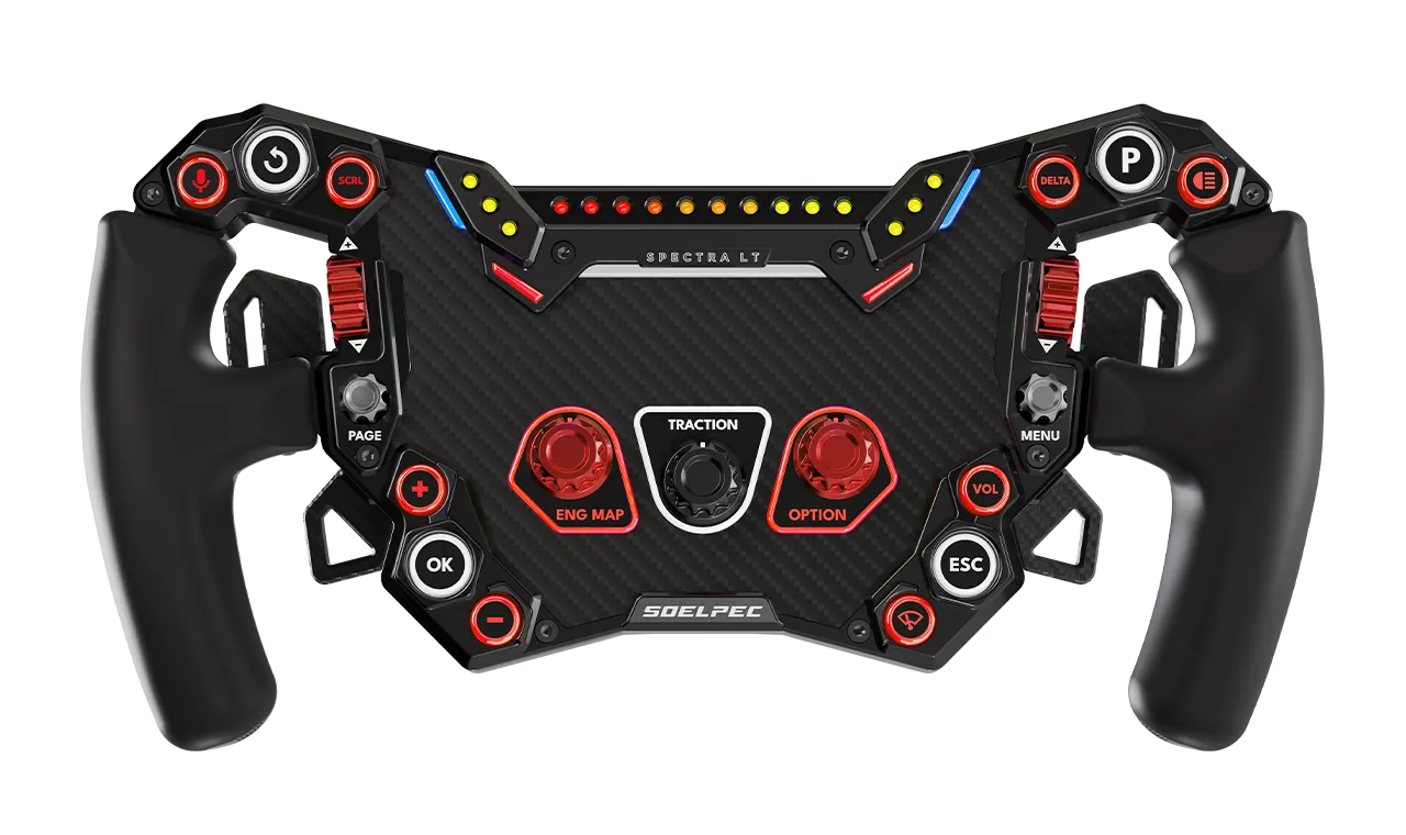 SOELPEC Spectra LT Sim-Lenkrad 302 mm RGB