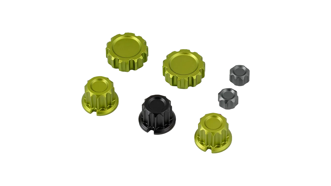 SOELPEC Spectra Aluminium Drehregler Set eloxiert