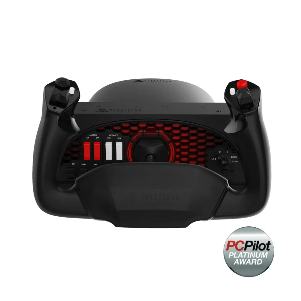 HONEYCOMB Alpha Flight Controls Steuerhorn und Schaltpanel