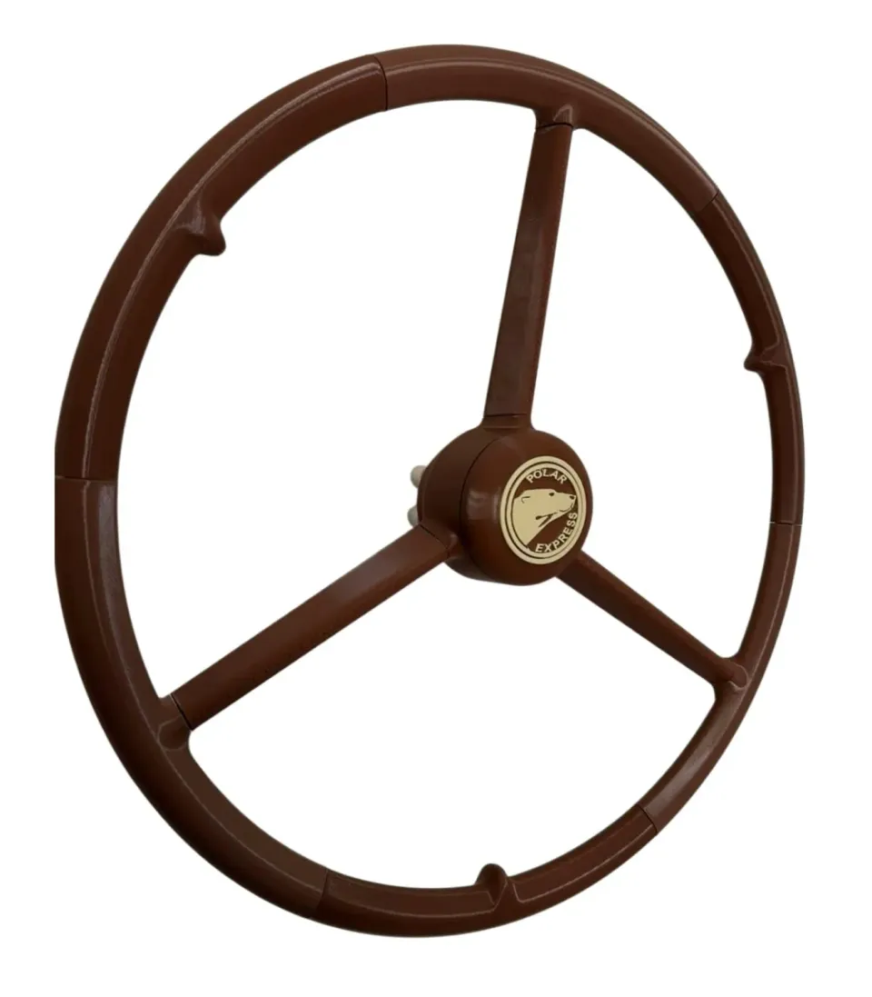 FIGURINE 3-Speichen Sim-Lenkrad 50cm braun