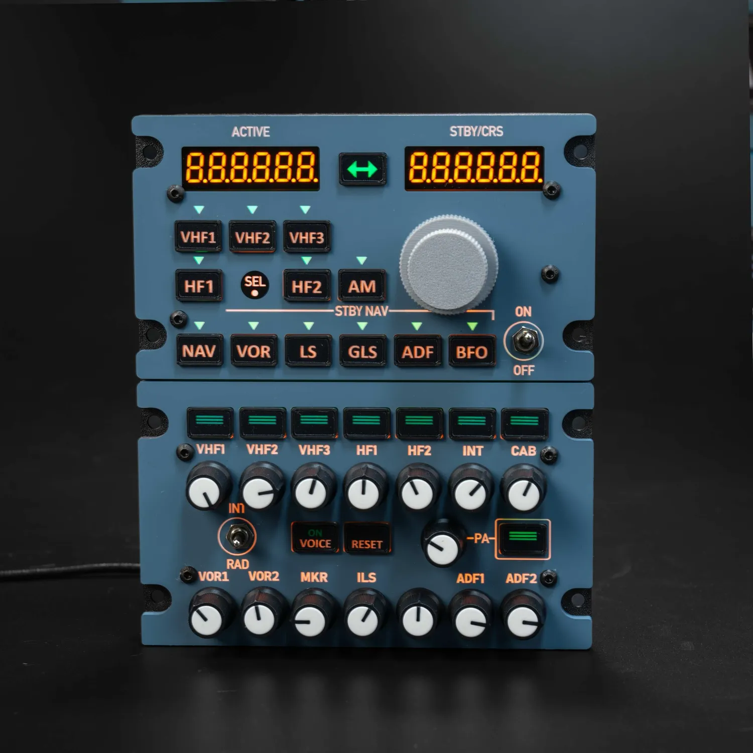 Rowsfire A111 A320 Funk- und Audiopanel 1:1