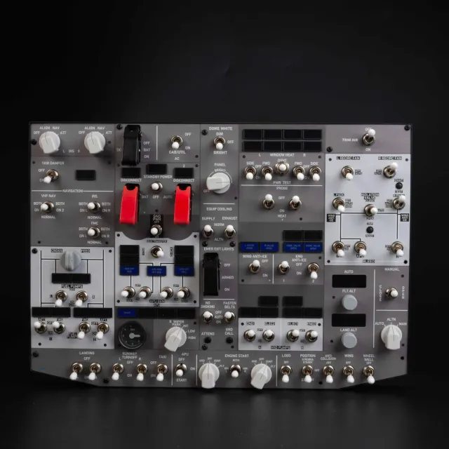 Rowsfire B107 B737 Overhead-Panel hinterleuchtet