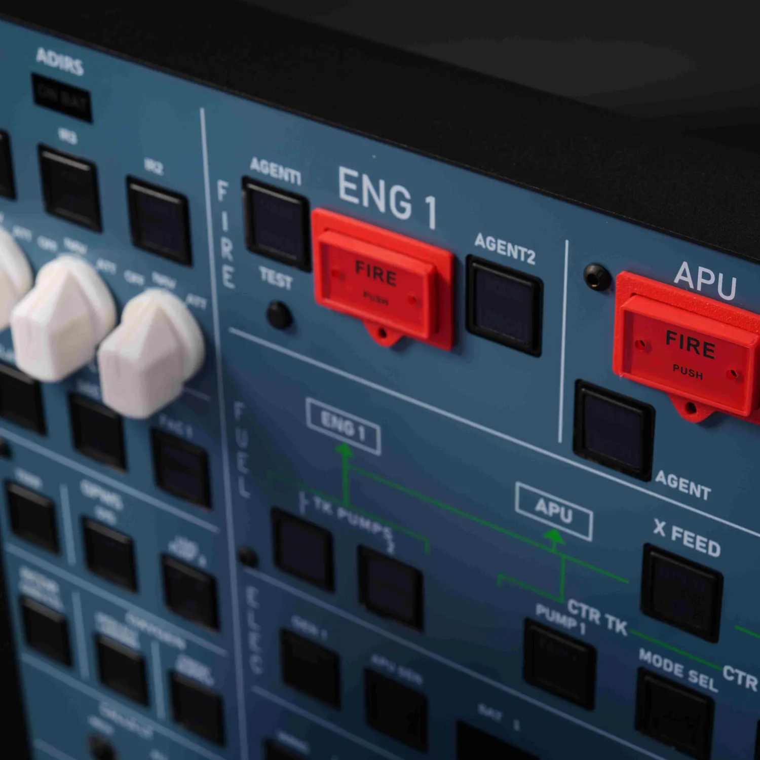 Rowsfire A107 Pro V4.0 Overhead-Panel beleuchtet A320