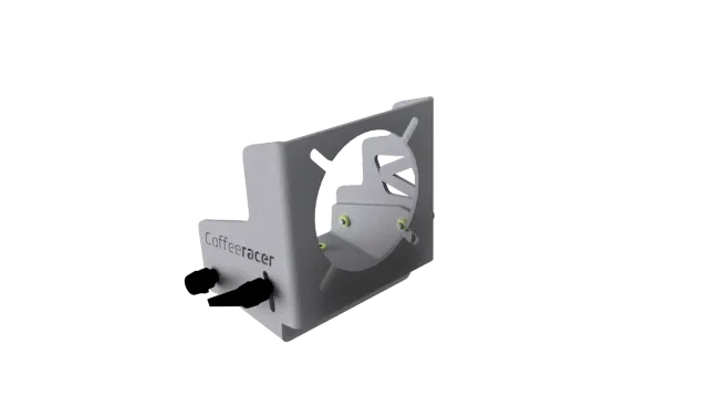 CoffeeRacer DD Front Mount Adapter Simucube Schwarz