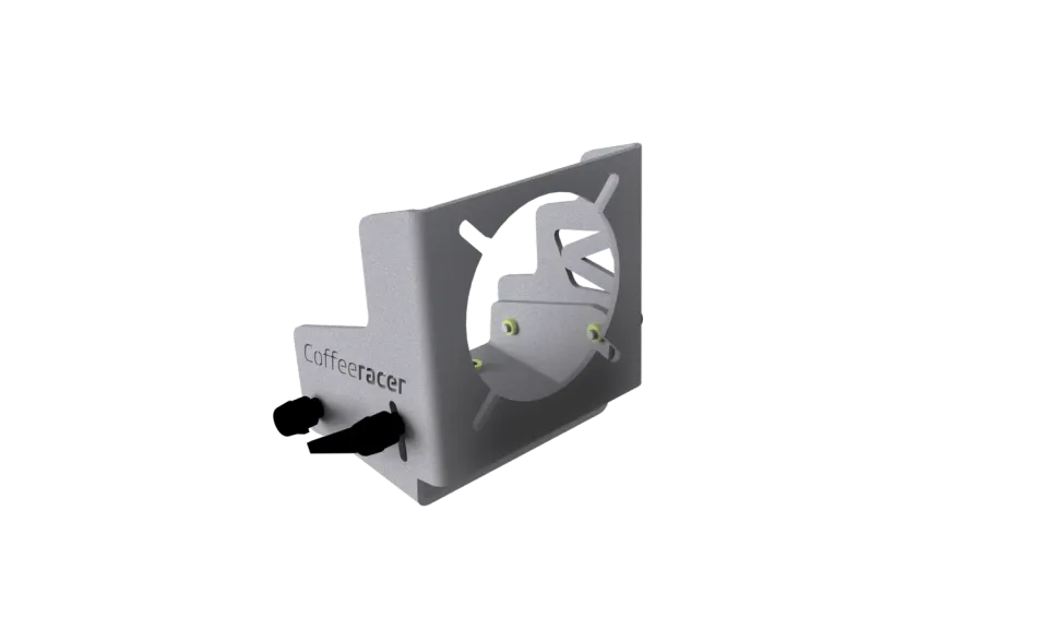 CoffeeRacer DD Front Mount Adapter Simucube Schwarz