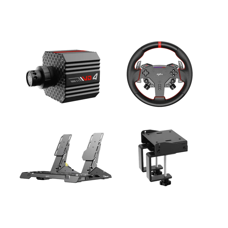 PXN VD4 Lenkrad Bundle 4 Nm Direct Drive PC