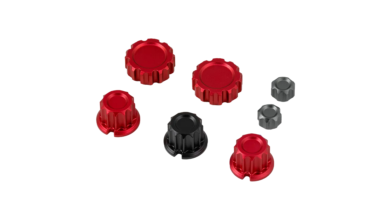 SOELPEC Spectra Aluminium Drehregler Set eloxiert