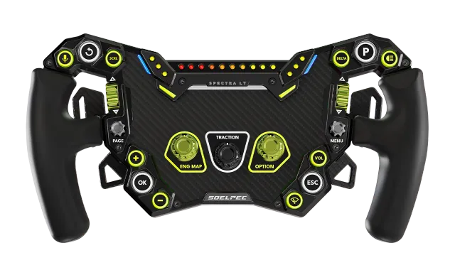 SOELPEC Spectra LT Sim-Lenkrad 302 mm RGB
