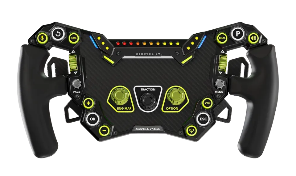 SOELPEC Spectra LT Sim-Lenkrad 302 mm RGB