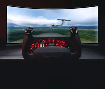 HONEYCOMB Alpha Flight Controls Steuerhorn und Schaltpanel