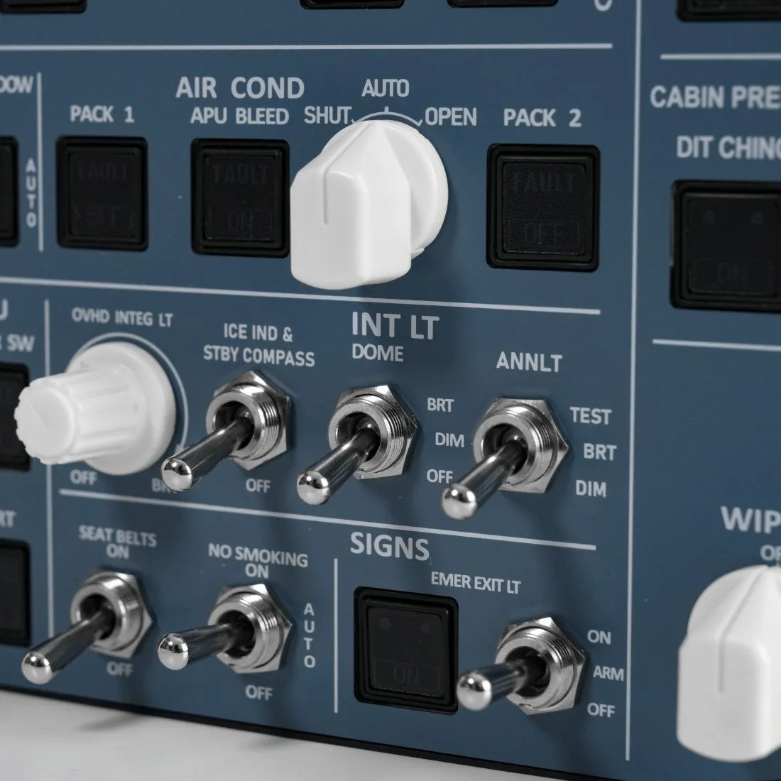 Rowsfire A107 Pro V4.0 Overhead-Panel beleuchtet A320