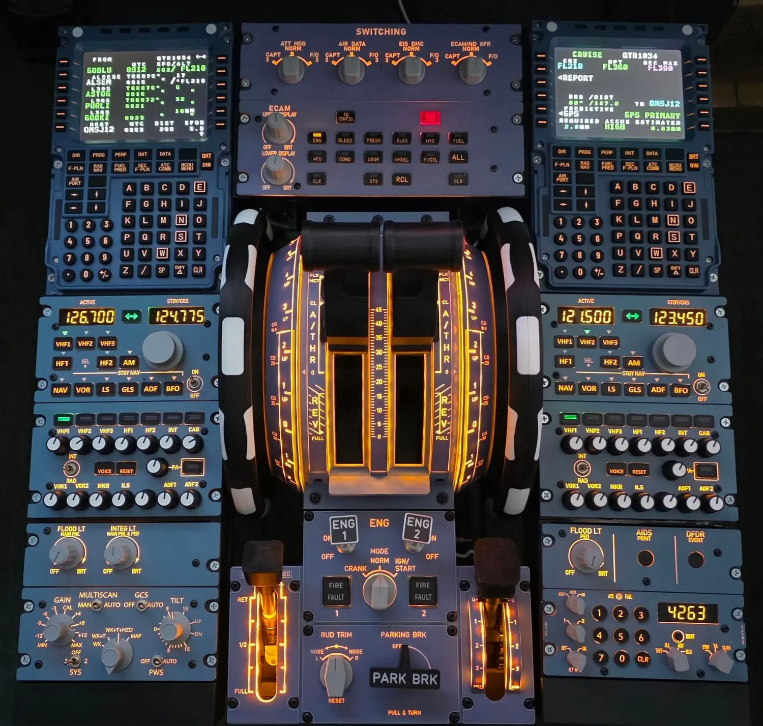 Rowsfire A109 A320 ECAM-Panel 1:1