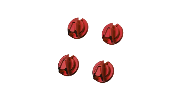 SOELPEC Rotary Knob Set Drehknöpfe eloxiertes Aluminium