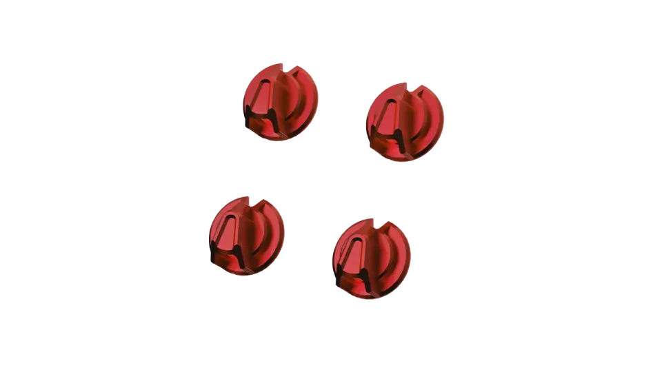 SOELPEC Rotary Knob Set Drehknöpfe eloxiertes Aluminium