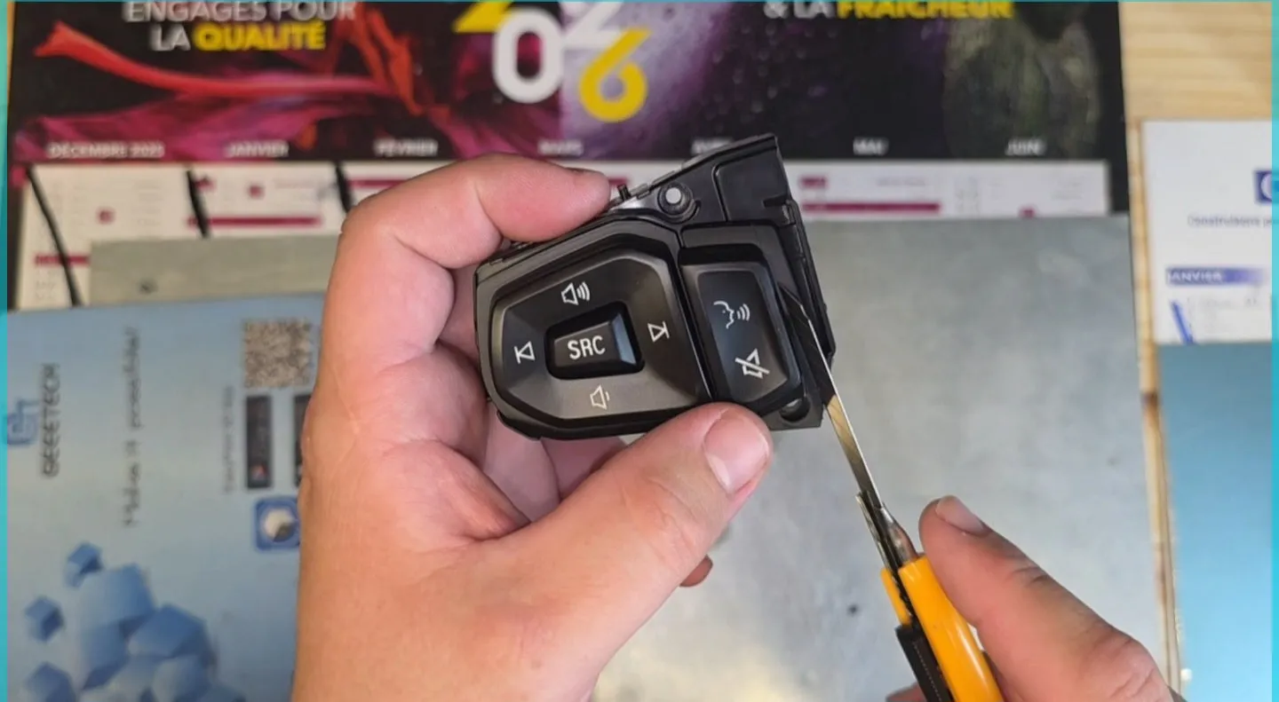 FIGURINE Scania NG Autoradio Befehlseinheit 1 Taste