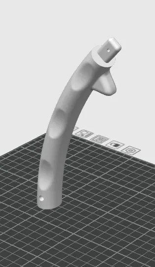 FIGURINE Contour aux détails repose pouce Lenkrad, 3D-Druck