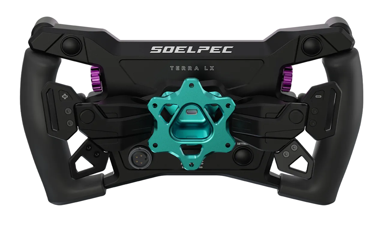 SOELPEC Terra LX Sim-Lenkrad 297 mm RGB