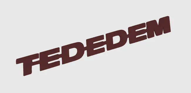 FIGURINE TEDEDEM Deko-Logo 32cm unbeleuchtet
